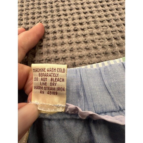 Susan Bristol Shorts Waist-Vintage 90s High Rise Pleated W/Belt-Pockets Sz16 - Picture 7 of 14